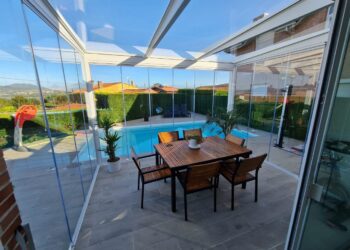 Ventajas de la cortina de cristal en Burgos