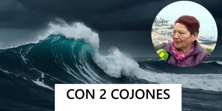 🚨“Vine con mi nieto para que vea un tsunami”