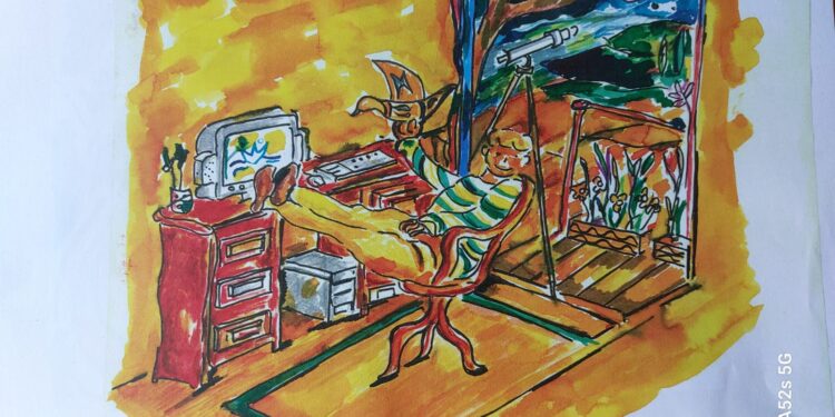 Laseya: una artista presenta su arte abstracto en Asturias