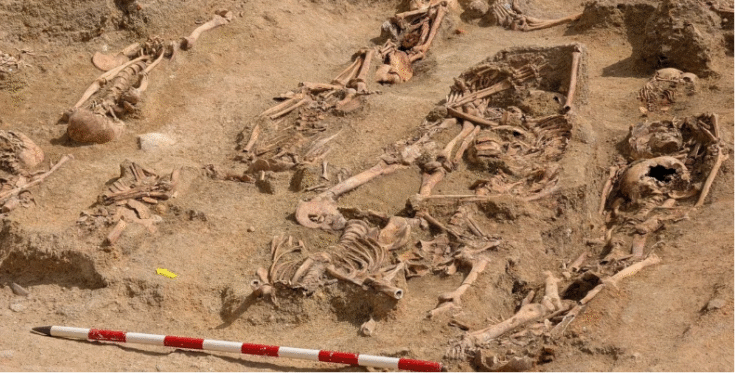 Hallan restos humanos durante la construcción de un aparcamiento de hormigón en Madrid