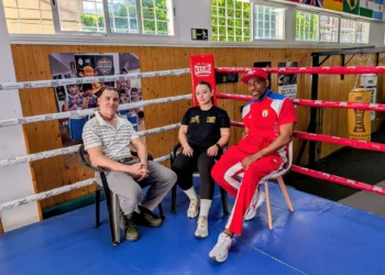 Escuela de boxeo en Usera (Madrid)