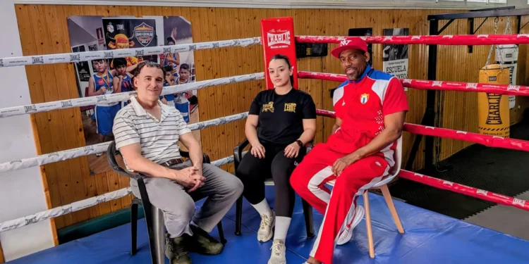Escuela de boxeo en Usera (Madrid)