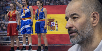 Escuela de boxeo en Usera (Madrid)