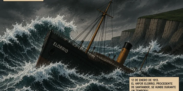 El naufragio del Elorrio, con un único superviviente, y el héroe de Langre que dio su vida para salvar a esos marinos