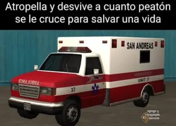 Imbécil al volante en Santander roba una ambulancia y se pone a hacer el fugitivo en plan GTA
