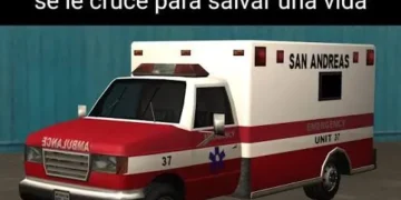 Imbécil al volante en Santander roba una ambulancia y se pone a hacer el fugitivo en plan GTA